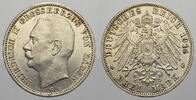 Baden 3 Mark 1914 G Friedrich II. 1907-1918. Vorz&uuml;glich-fast stempelglanz 63.43 US$  +  28.83 US$ shipping