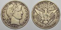 Vereinigte Staaten von Amerika Barber Half Dollar 1915 S Sehr sch&ouml;n+ 126.87 US$  +  28.83 US$ shipping