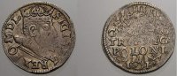 Polen 3 Gröscher 1 Sigismund III. 1587-1632. -