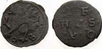 Pommern-Stettin Kupfer Scherf Johann Friedrich 1569-1600. -
