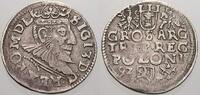 Polen 3 Gröscher. 1 Sigismund III. 1587-1632. -