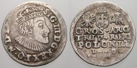 Polen 3 Gröscher 1 Sigismund III. 1587-1632. -
