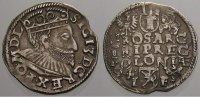 Polen 3 Gröscher 1 Sigismund III. 1587-1632. -
