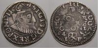 Polen 3 Gröscher 1 Sigismund III. 1587-1632. -