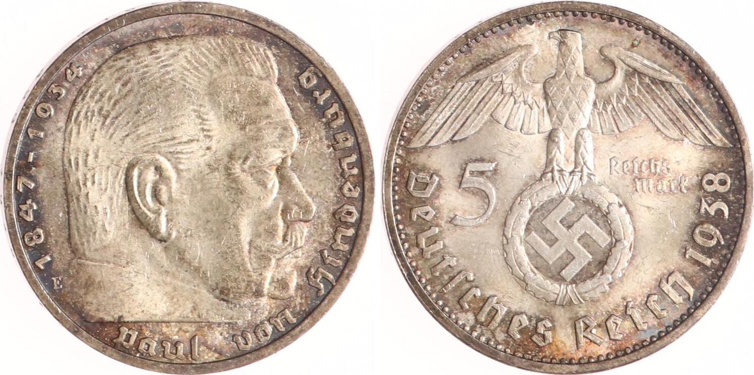 Was Sind 5 Reichsmark Wert Mit Hakenkreuz www.ma-shops.com