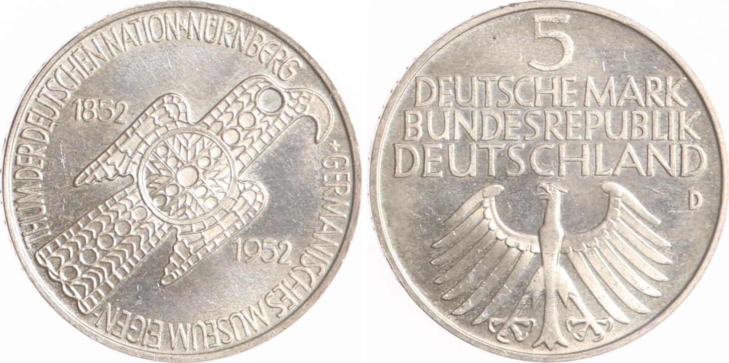 Deutschland 5. Dm1952.