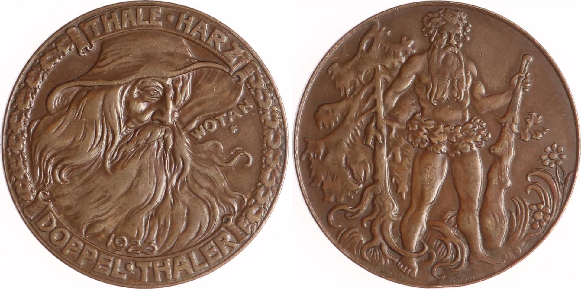 Thale am Harz Doppeltaler 1923 UNC Thale am Harz Doppeltaler 1923 UNC