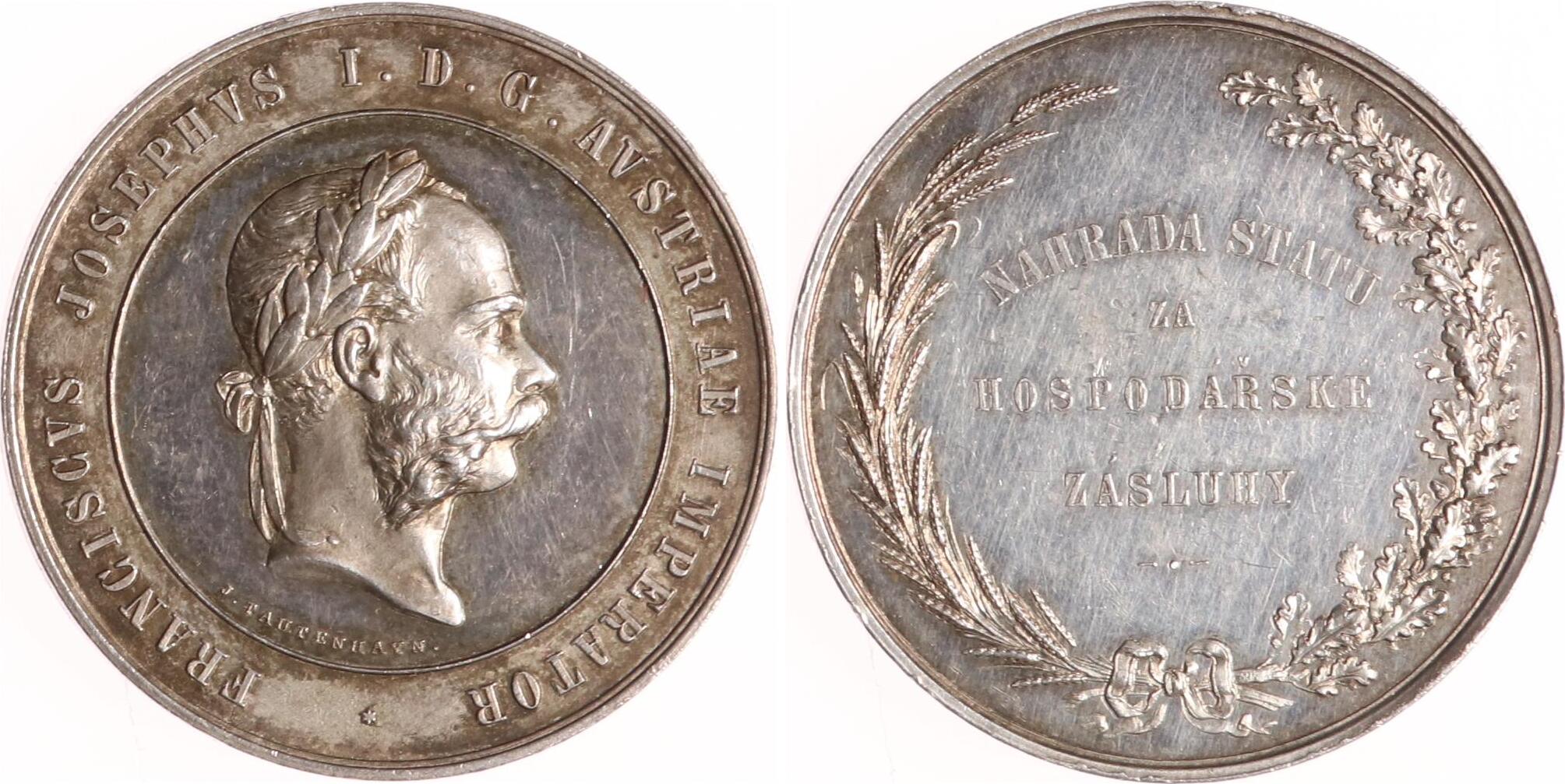 Österreich Silbermedaille o.J. Franz Joseph I. 1848-1916. EF | MA-Shops