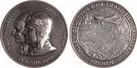 Weimarer Republik Silbermedaille Auf den Ost-West-Ozeanflug von Hünefeld und Köhl. -