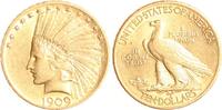 USA 10 Dollars 1909 Indian Head. VF-EF