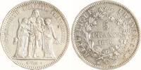 Frankreich 5 Francs Dritte Republik. -