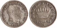 Italien-Königreich 5 Soldi Napoleon I. 1804-1814. -