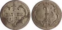 Schweiz 1/2 Batzen Basel. -
