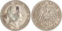 Preussen 5 Mark Wilhelm II. 1888-1918. -