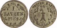 Schweiz 1 Batzen Basel. -