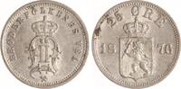 Norwegen 25 Öre Oskar II., 1872-1905. -
