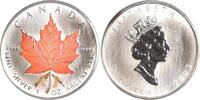 Kanada 5 Dollars Maple Leaf in Farbe. -