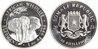 Somalia 100 Shillings African Wildlife - Elephant. -