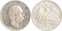 Sachsen 2 Mark Albert 1873-1902 -
