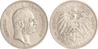 Sachsen 5 Mark Georg 1902-1904. -