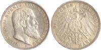 Württemberg 3 Mark Wilhelm II. 1891-1918. -