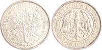 Weimarer Republik 5 Reichsmark Eichbaum. -