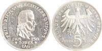 Bundesrepublik Deutschland 5 DM Friedrich von Schiller. -