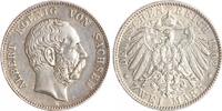 Sachsen 2 Mark Albert 1873-1902 -