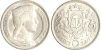 5 Lati 1931 Lettland Trachtenmädchen. Vorzüglich+