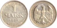 Weimarer Republik 1 Mark 1924 F VF