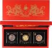 Ruanda 3 x 500 Amafaranga Year of the Dragon. -