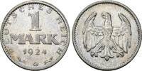 Weimarer Republik 1 Mark 1924 G VF