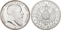 Baden 5 Mark 1904 G Friedrich I. 1856-1907. VF