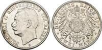 Baden 2 Mark 1913 G Friedrich II. 1907-1918. VF-EF