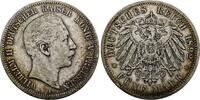 Preussen 5 Mark Wilhelm II. 1888-1918. -