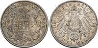 Hamburg 2 Mark 1914 J VF