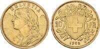 Schweiz 20 Franken 1902 Vreneli. Vorz&uuml;glich 919.18 US$  +  23.12 US$ shipping