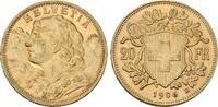 Schweiz 20 Franken 1905 Vreneli. Vorz&uuml;glich 919.18 US$  +  23.12 US$ shipping