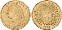 Schweiz 20 Franken 1922 Vreneli. Vorz&uuml;glich - Stempelglanz 919.18 US$  +  23.12 US$ shipping