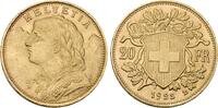 Schweiz 20 Franken 1922 Vreneli. Vorz&uuml;glich - Stempelglanz 919.18 US$  +  23.12 US$ shipping