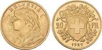Schweiz 20 Franken 1927 Vreneli. Vorz&uuml;glich - Stempelglanz 919.18 US$  +  23.12 US$ shipping