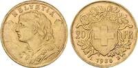 Schweiz 20 Franken 1935 Vreneli. Vorz&uuml;glich - Stempelglanz 919.18 US$  +  23.12 US$ shipping