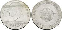 Weimarer Republik 3 Reichsmark 1929 D Lessing. EF