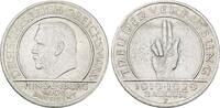 Weimarer Republik 3 Reichsmark 1929 F Verfassung. EF