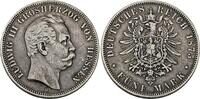 Hessen 5 Mark 1875 H Ludwig III. 1848-1877. Sehr sch&ouml;n 1,287.37 元  ＋  78.02 元 运费