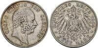 Sachsen 5 Mark 1904 E Georg 1902-1904. Sehr sch&ouml;n 663.19 元  ＋  78.02 元 运费