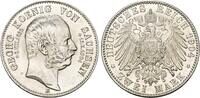 Sachsen 2 Mark 1904 E Georg 1902-1904. Fast Stempelglanz 975.28 元  ＋  78.02 元 运费