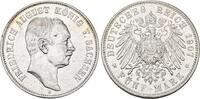 Sachsen 5 Mark 1907 E Friedrich August III. 1904-1918. Sehr sch&ouml;n 663.19 元  ＋  78.02 元 运费
