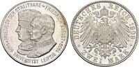 Sachsen 2 Mark 1909 (E) Friedrich August III. 1904-1918. Fast Stempelglanz 858.25 元  ＋  78.02 元 运费