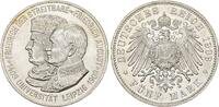 Sachsen 5 Mark 1909 (E) Friedrich August III. 1904-1918 Vorz&uuml;glich - Ste... 2,691.77 元  ＋  156.04 元 运费
